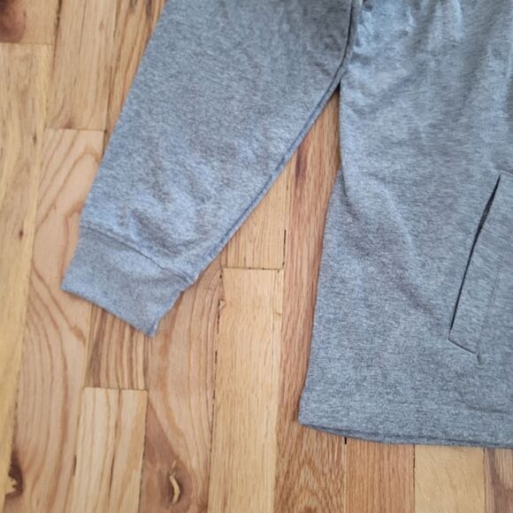 Paragon Grey/Black Classic Hoodie with Kangaroo Front Pouch - Picture 2 of 5